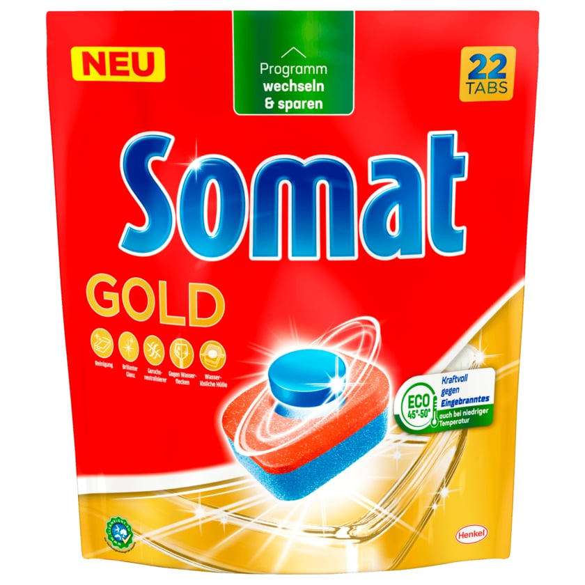 Somat Gold 22 Spülmaschinentabs 409,2g